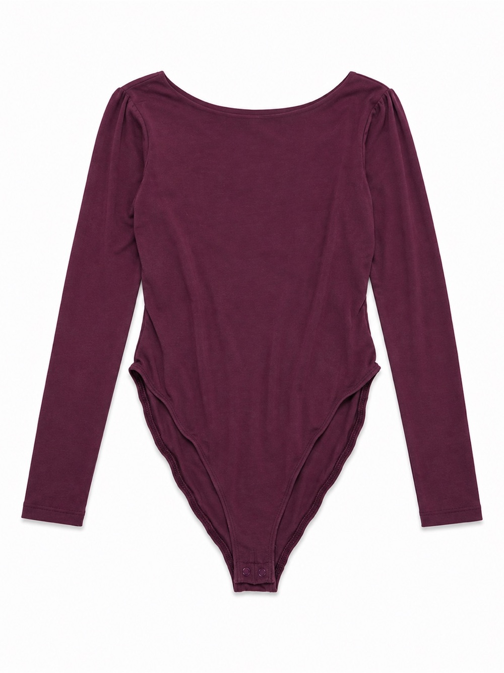 Old Navy Women's Long Sleeve Plum Bodysuit